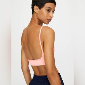 Aritzia Wilfred Seamless Ribbed Bra Top White / Bralette Size XS/S